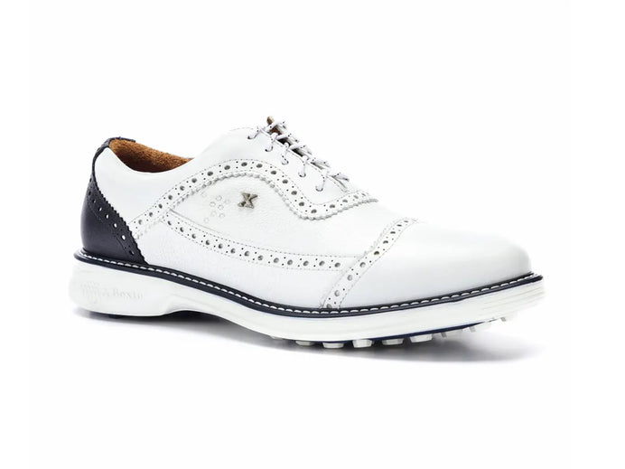 Legacy Hope Spikeless Golf Shoes White Navy Blue