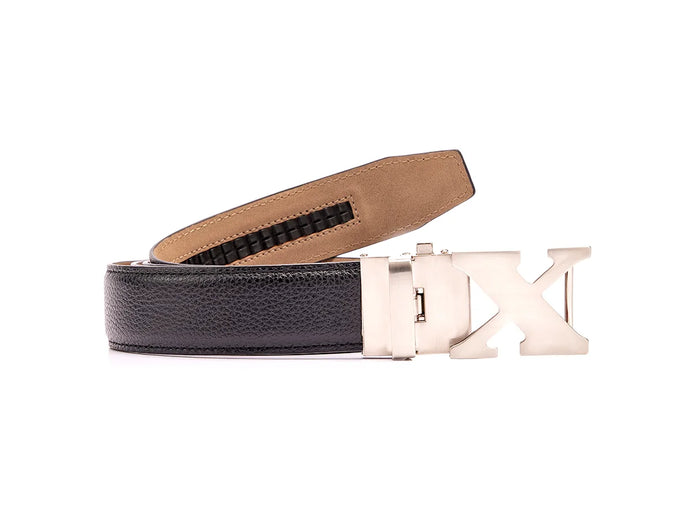 Full Grain Leather Golf Belt Black