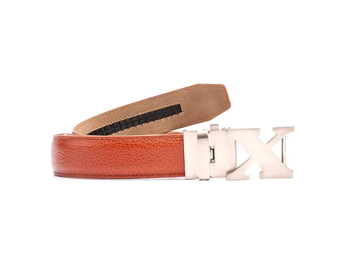 Full Grain Leather Golf Belt Honey